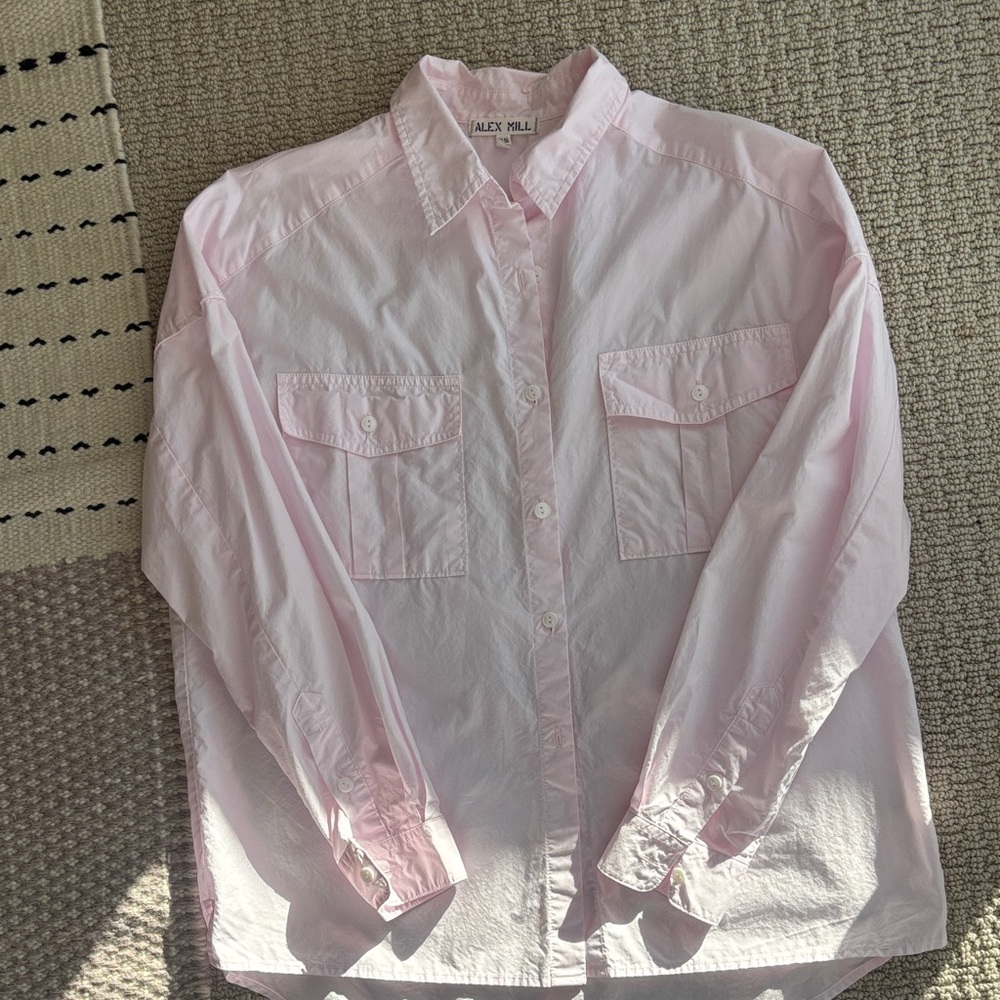 Alex Mill Blush Pink Utility Shirt